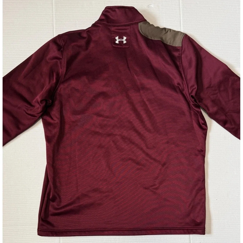 Lot 2 -UNDER ARMOUR - Men's 1/4 Zip Pullover Long Sleeve Hunting Shirt - X-Large